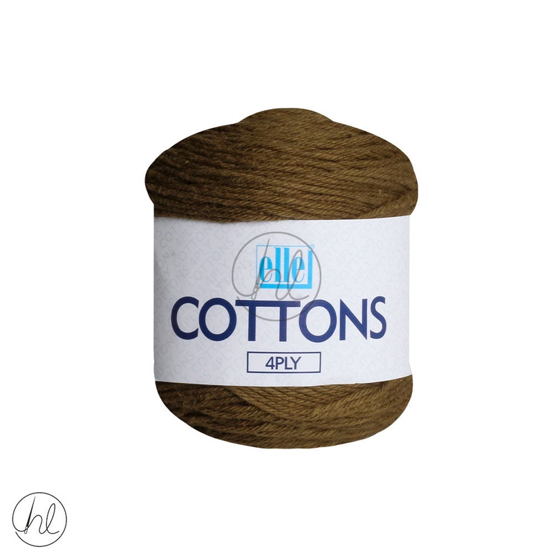 ELLE COTTONS 4PLY BROWN 50G
