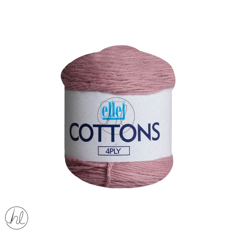 ELLE COTTONS 4PLY DUSTY PINK 50G