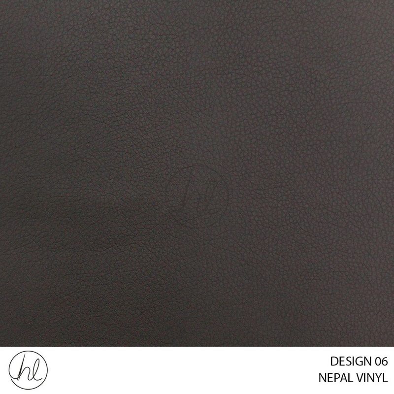 NEPAL VINYL DESIGN 06 BROWN 140CM WIDE PER M375