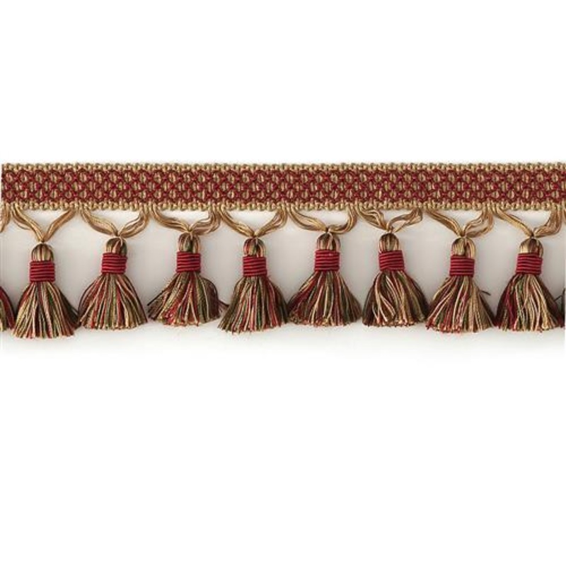 3" Tassel Fringe - Bf4005 - Crimson