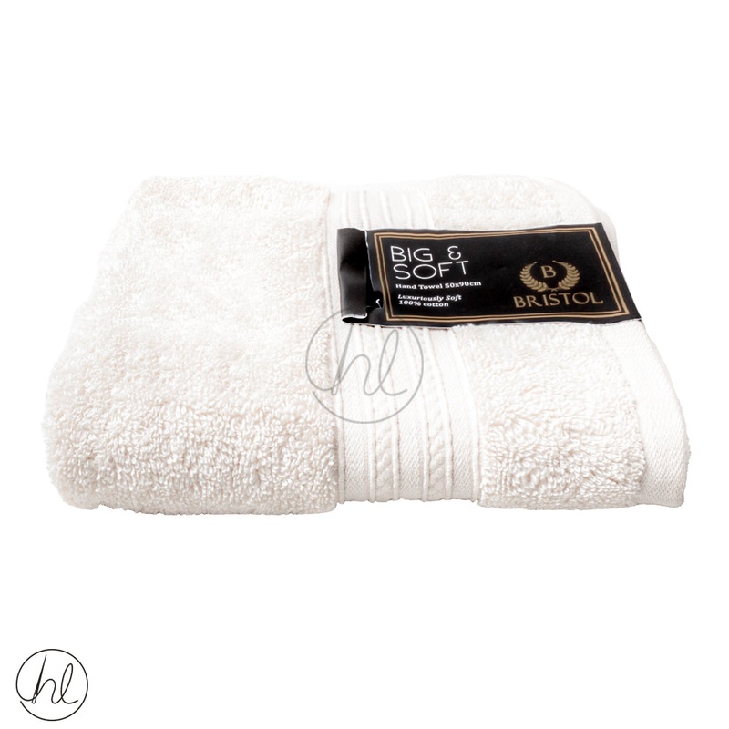 BRISTOL BIG & SOFT HAND TOWEL WHITE 50X90
