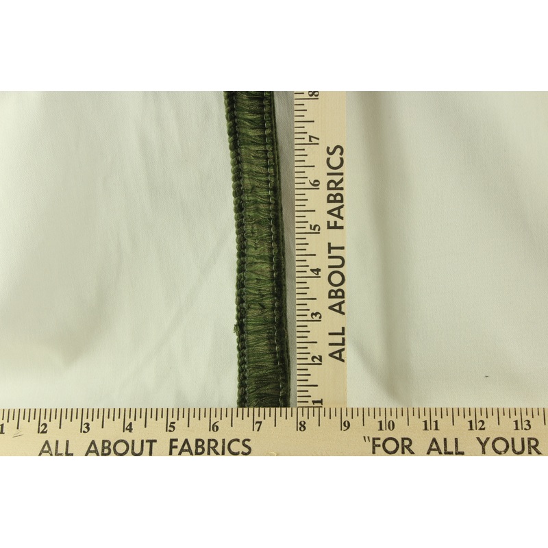 Brush Fringe Trim - 1.5" in Enchanted Forest Green