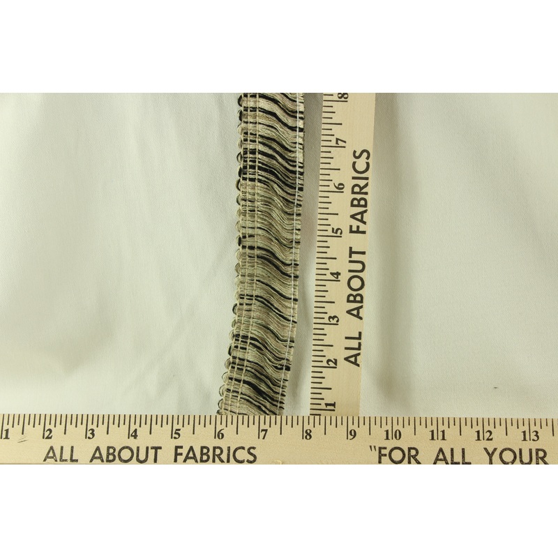 Brush Fringe Trim - 2" in Conrad Ebony