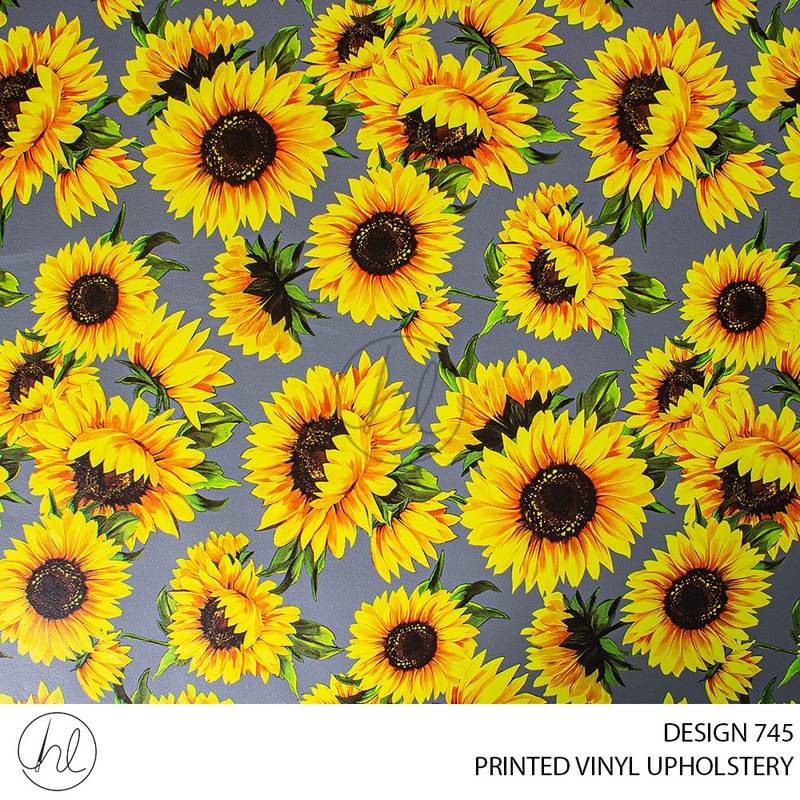 C/D Vinyl Printed Sunflower