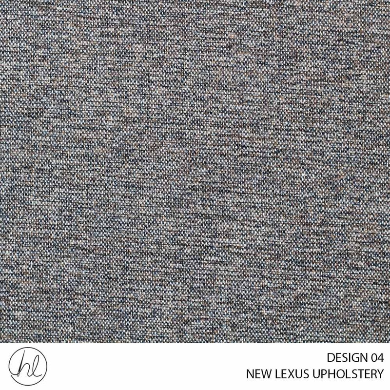 NEW LEXUS UPHOLSTERY DESIGN 04 140CM PER M BLUE/BROWN