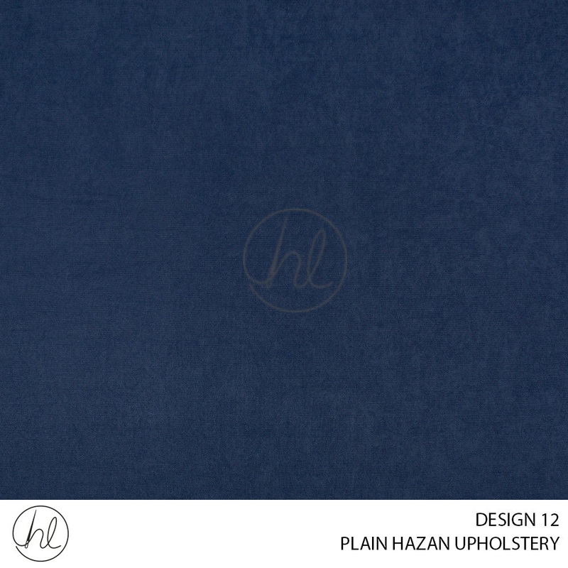 PLAIN HAZAN UPHOLSTERY DESIGN 12 ROYAL 140CM WIDE PER M