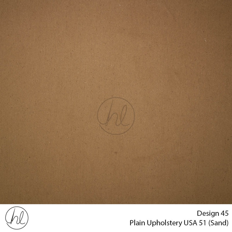 Plain USA Upholstery 51 Design 45 Sand 140cm Wide Per m