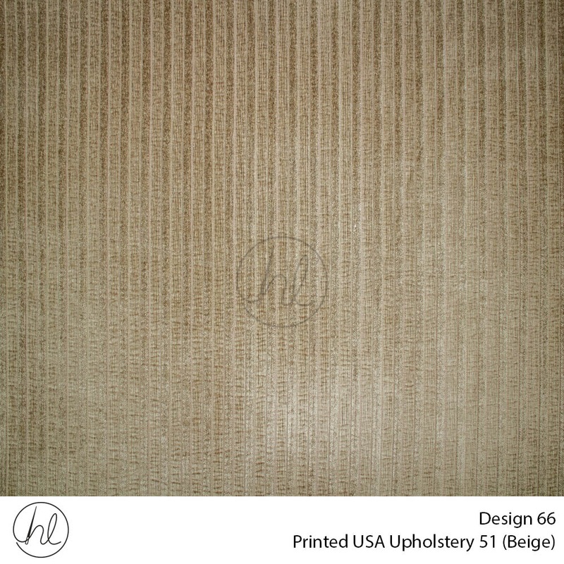 Printed USA Upholstery 51 Design 66 Beige 140cm Wide Per m