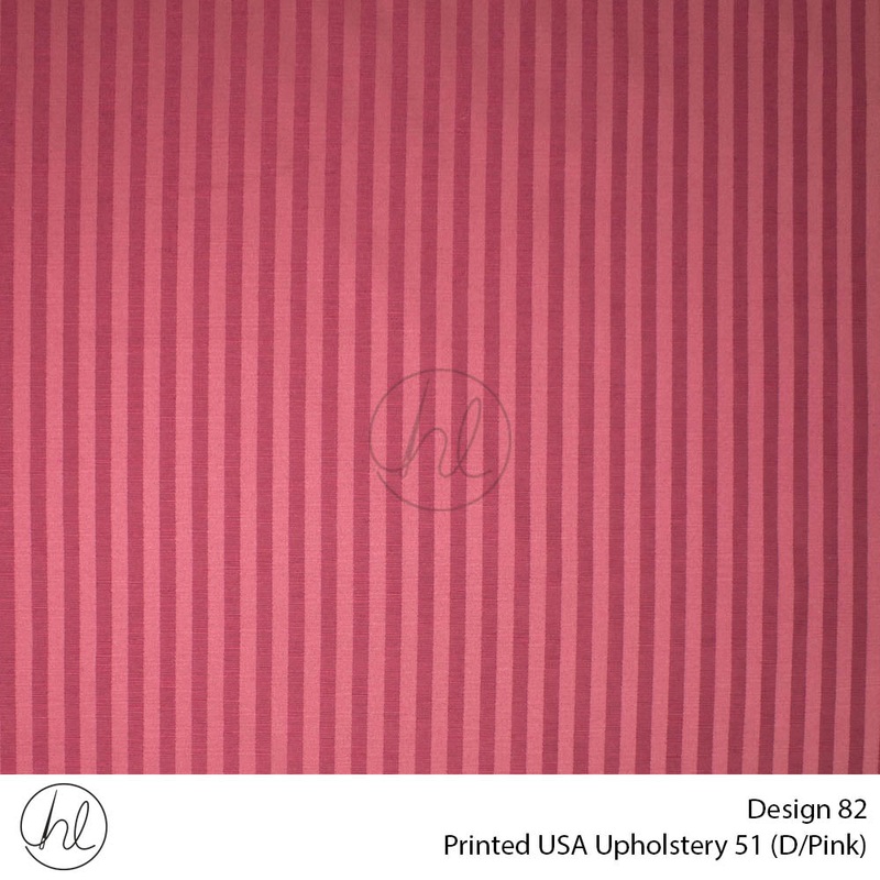 Printed USA Upholstery 51 Design 82 Dark Pink 140cm Wide Per m