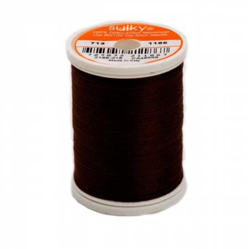 Sulky 12 wt. Cotton Sable Brown