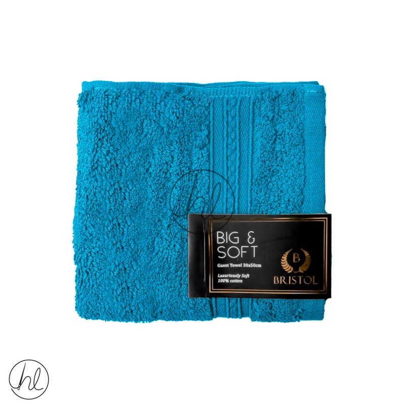 BRISTOL BIG & SOFT GUEST TOWEL TEAL 30X50