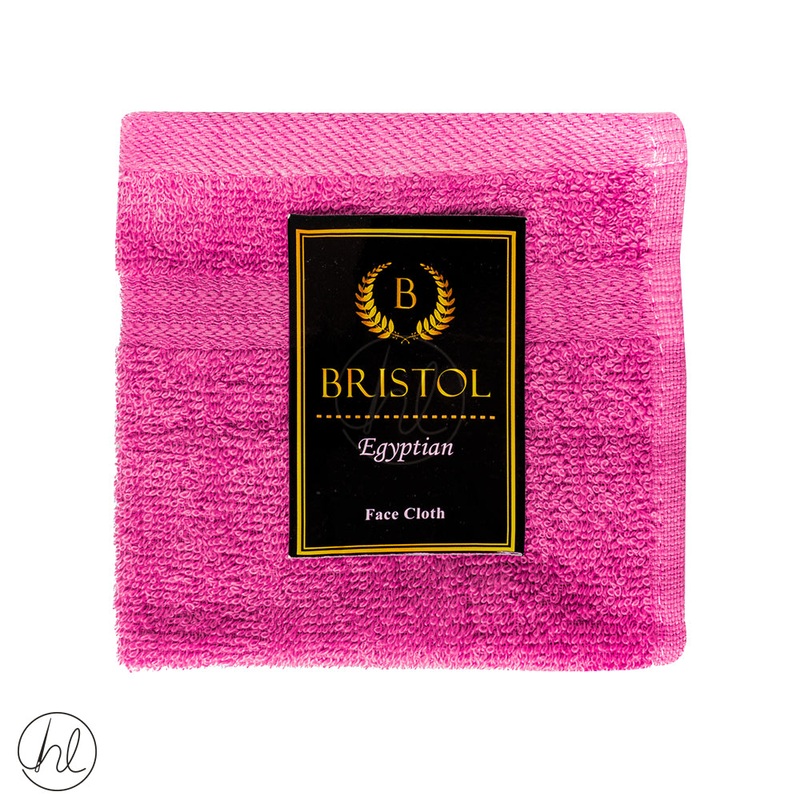 Bristol Egyptian Face Cloth Pink 30X30cm