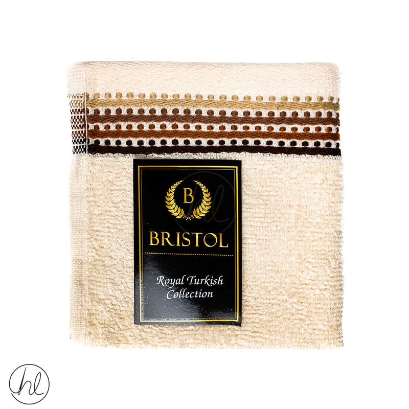 Bristol Royal Turkish Face Cloth Cream 30X30cm