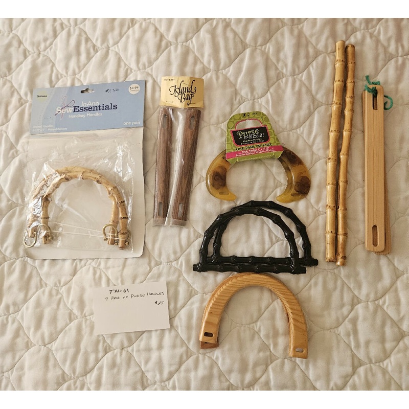7 pairs of purse handles