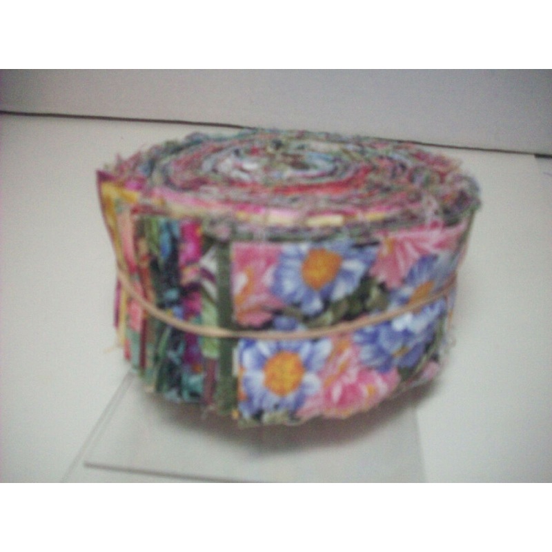 All Floral, Flowers jellyroll material strips