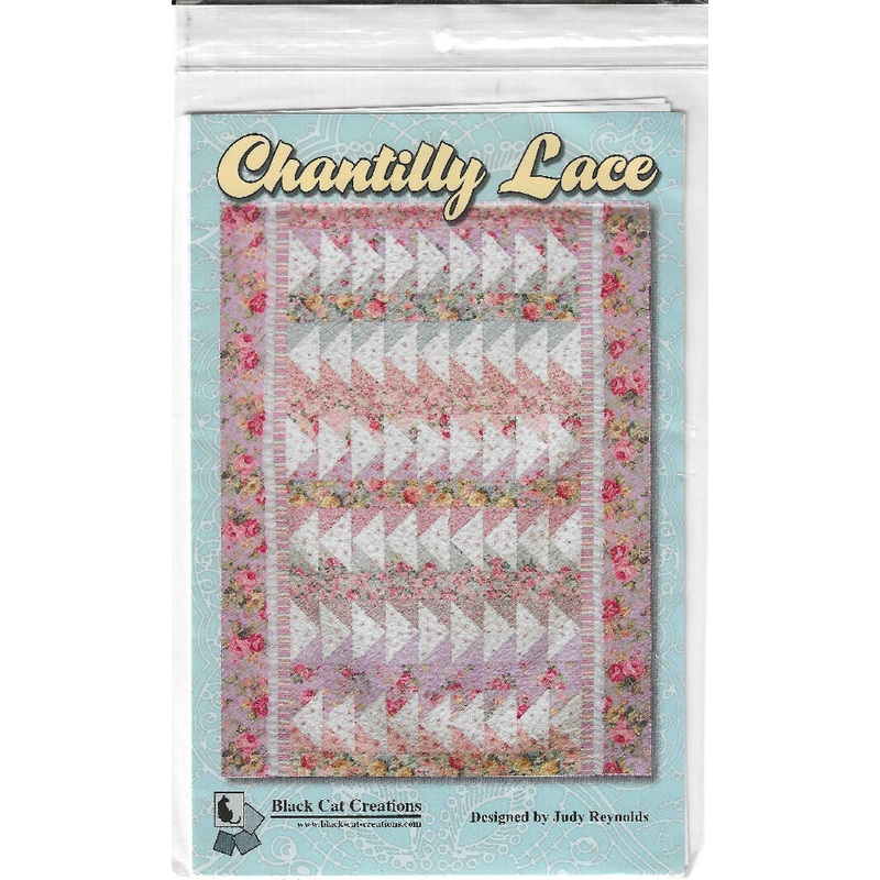 Chantilly Lace quilt pattern by Black Cat Creations for various sizes