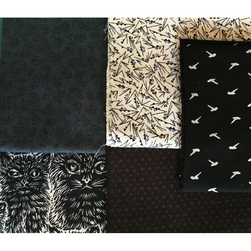 FABRIC Fat Quarters Assorted 5 Plus 3 Assorted Size Remnants