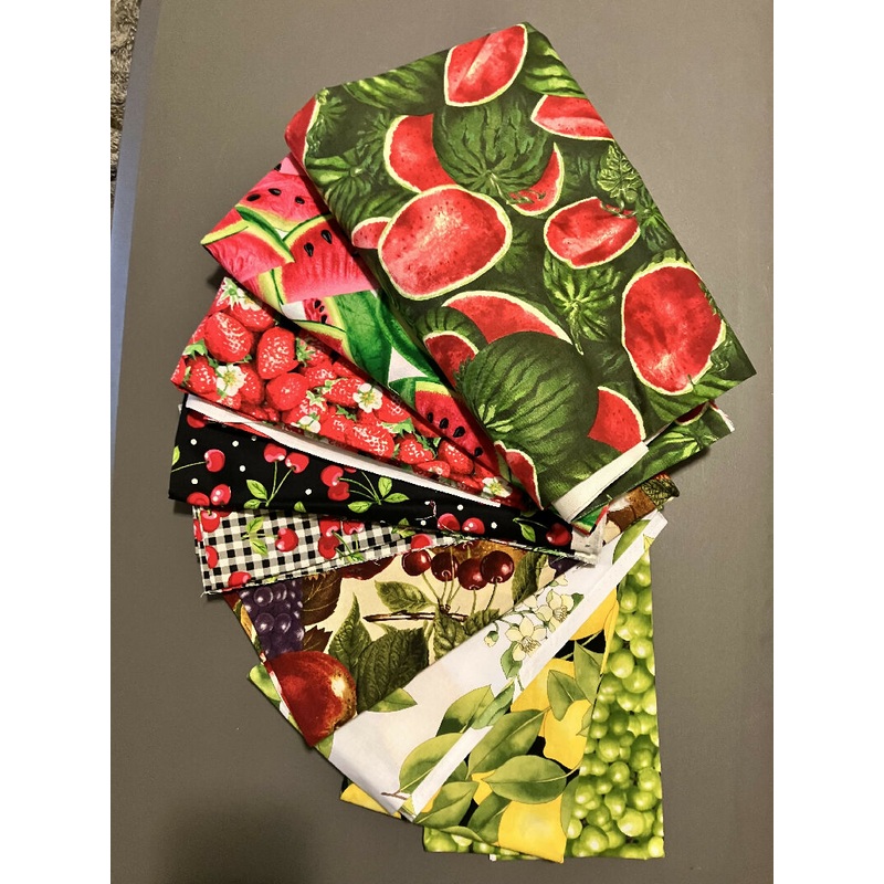 Fruit Fabric Lot