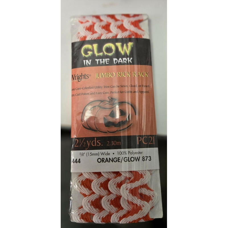 Glow in the Dark Jumbo Rick Rack