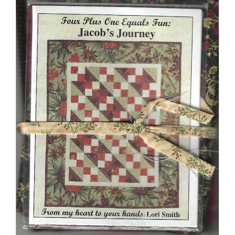 Jacob Journey 16"x20" fat quarters quilt kit by Lori Smith