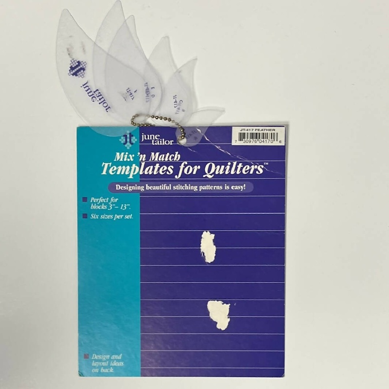 June Tailor Feather Quilting Templates