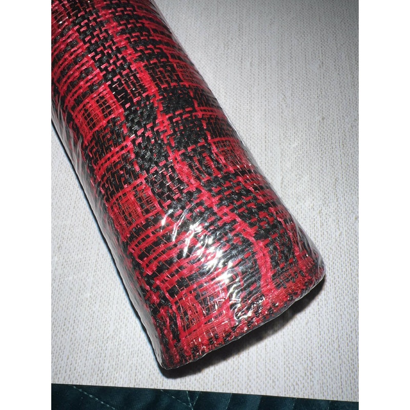 Polyester Blend Plaid Mesh