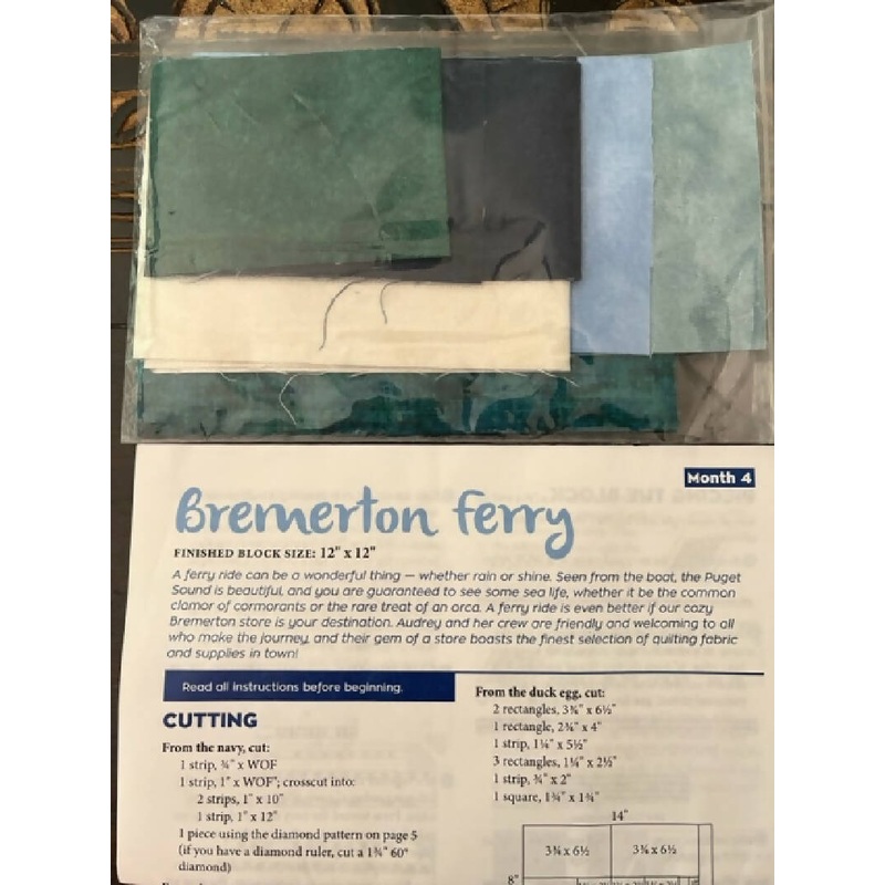 Quilt Block "Bremerton Ferry"