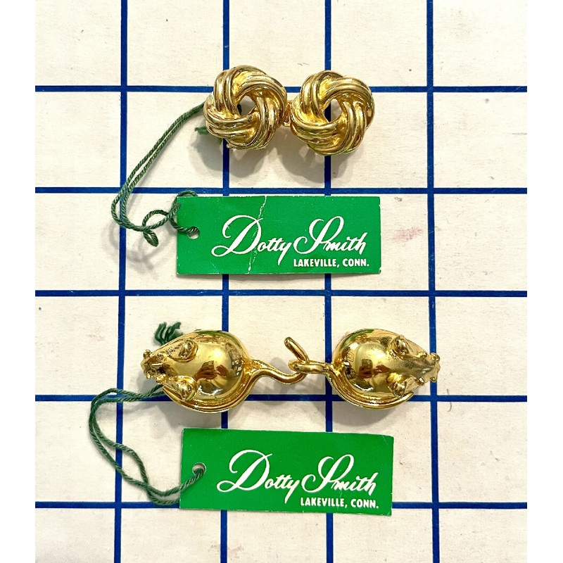 Vintage Dotty Smith Buckles Lot of 2
