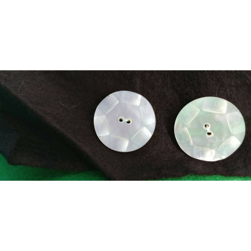 Vintage Mother of Pearl Buttons - Pair