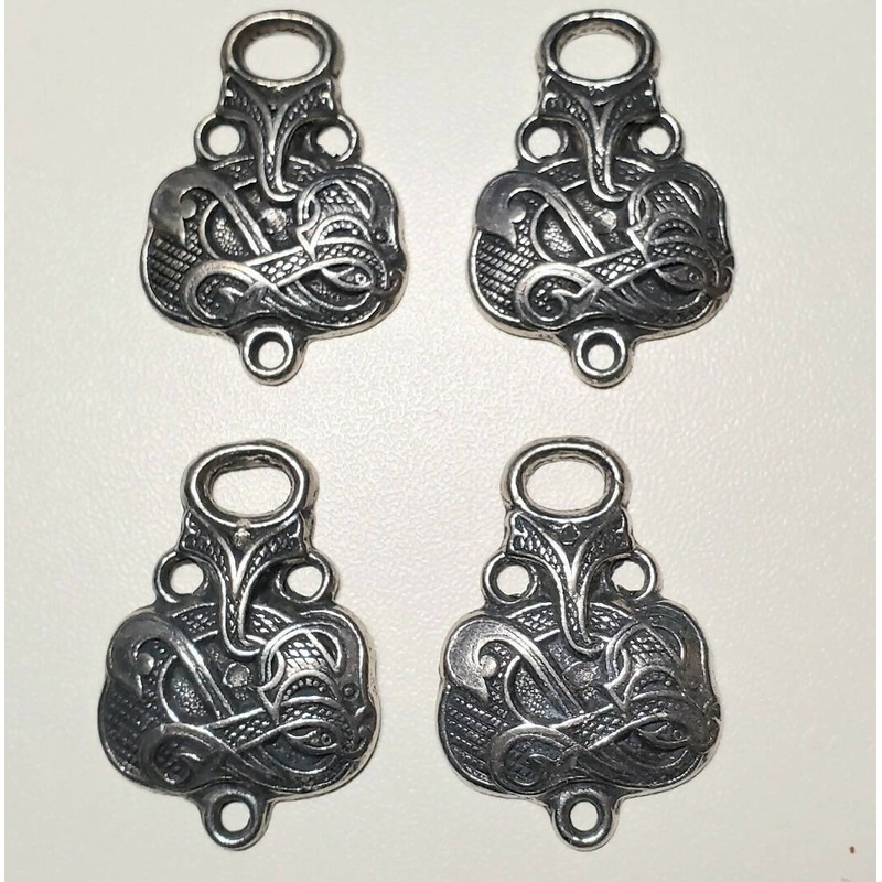 Vintage Norwegian TINN-PER Cloak/Sweater Clasps