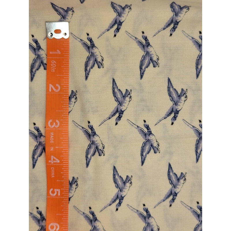 1 yd + 35" Geese In Flight - 4 cuts, all of good size. See each listing