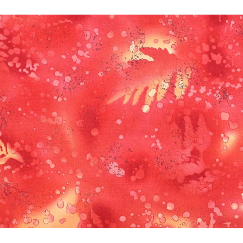 Benartex Fossil Fern Quilting Fabric in Spice