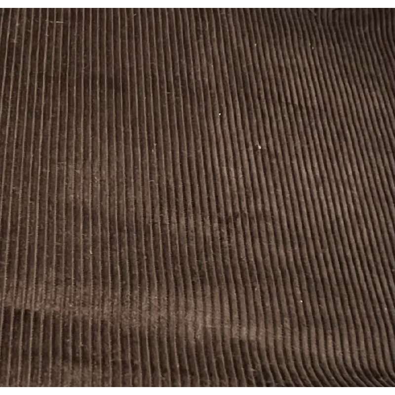 Brown Corduroy Fabric Remnant #25L-009