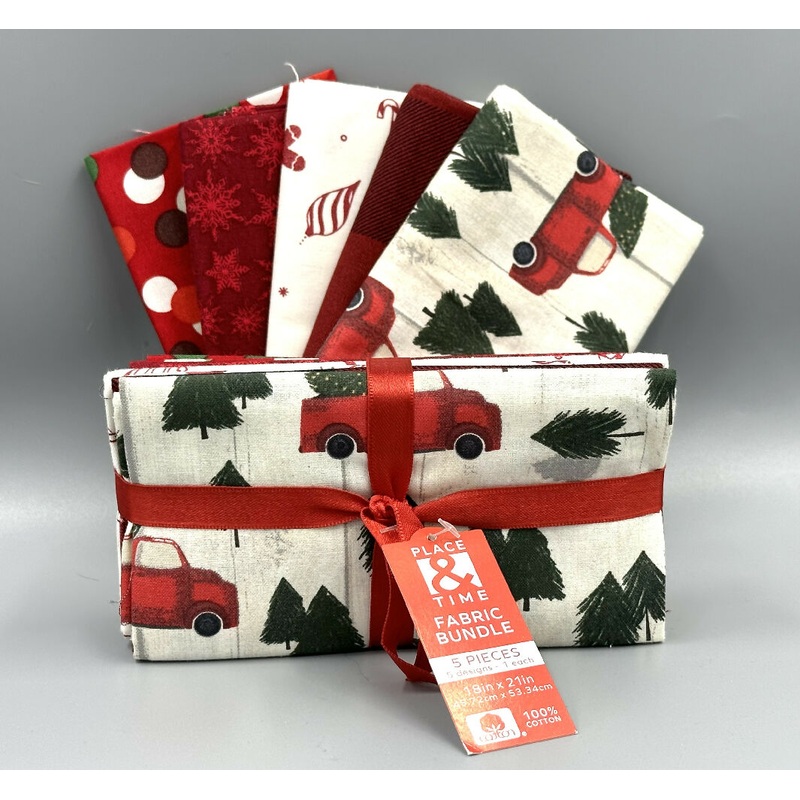 Christmas Themed Fat Quarter Bundles