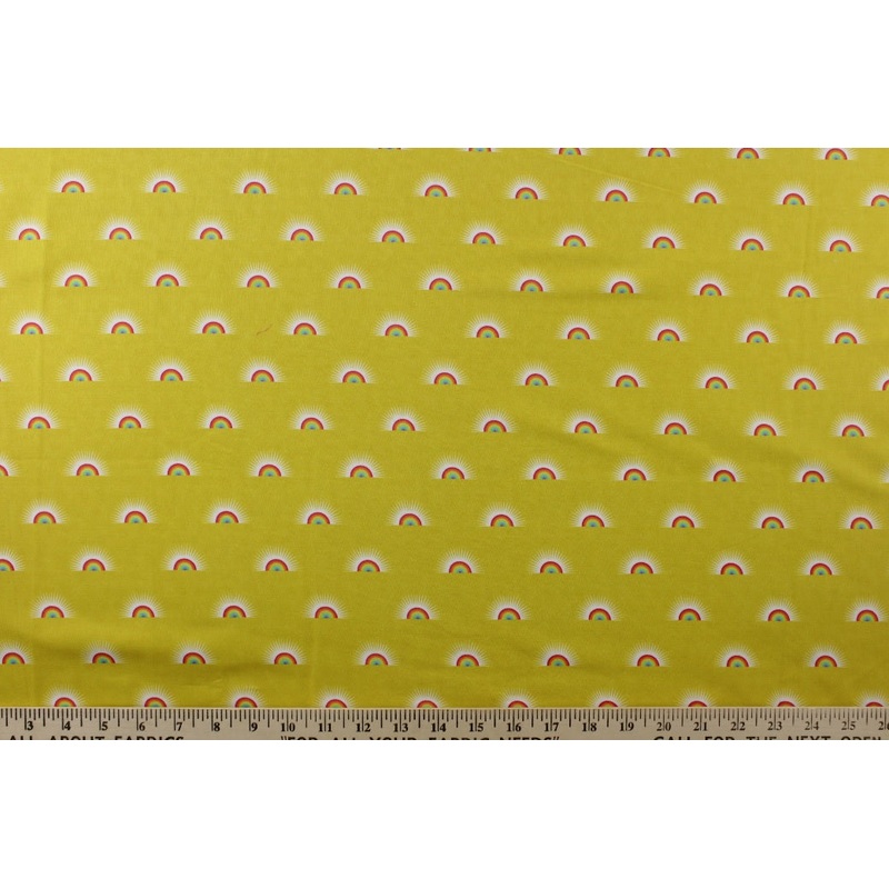 Daydream by Tula Pink - Sundaze in Pineapple for FreeSpirit Fabrics