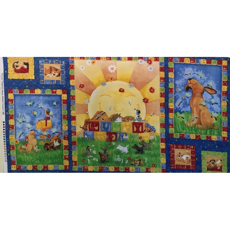 FABRIC Puppy Dream Picture Panel