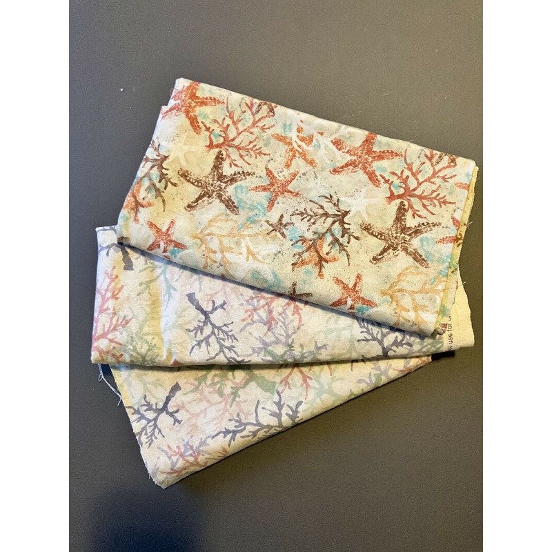 Ocean Themed Fabrics Lot