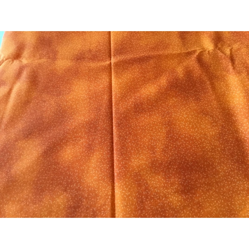 Orange quilting cotton 4 yds