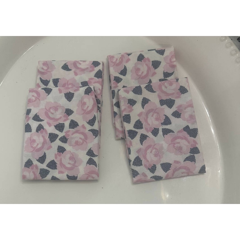 Pink Floral Fabric Quarter