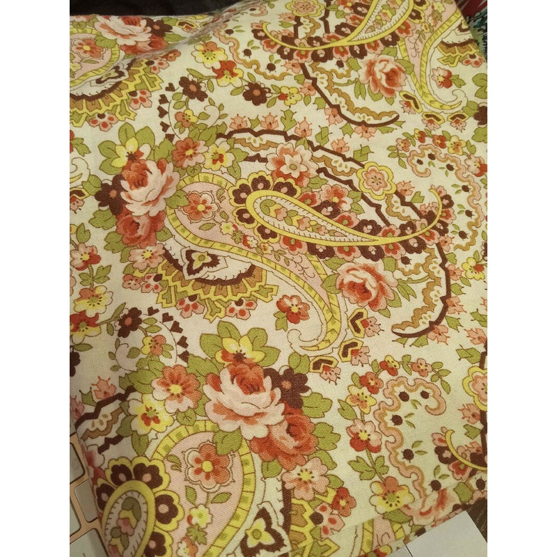 Rambling Rose Paisley Floral Quilting Cotton - 3.5 yard remnant