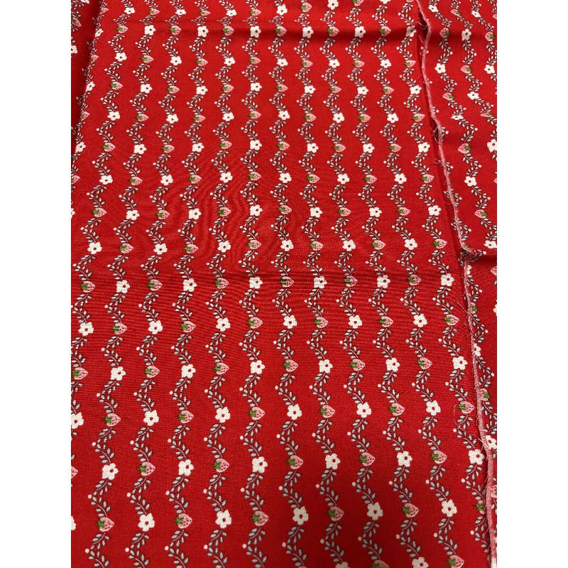 Riley Blake designs 1-3/4 yd bundle / red is 1 yard / blue is 3/4 yd