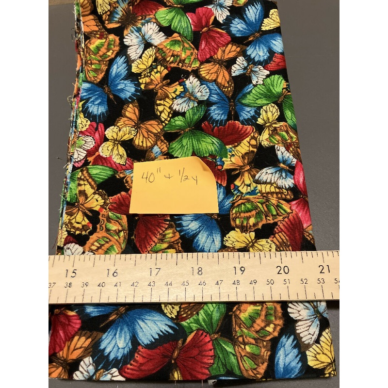Vibrant Butterfly Fabric