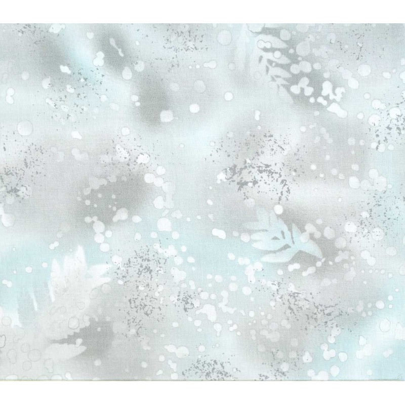 Benartex Fossil Fern Quilting Fabric in Cloudy Day