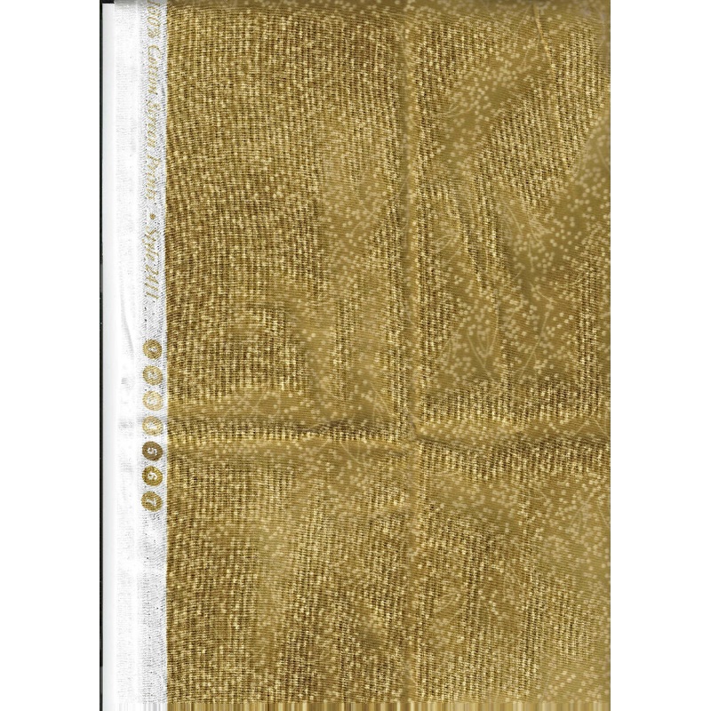 Cat's Meow by Cheryl Hayines for Benatex Gold Pattern - 0.50 yard cotton