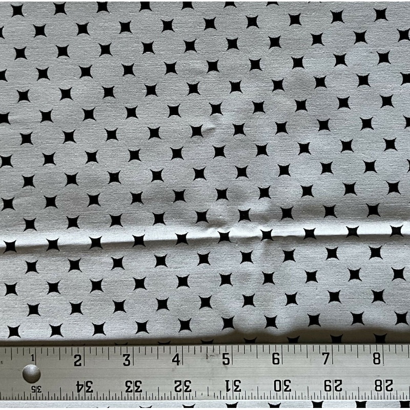 "Groove," Black and White Fabric