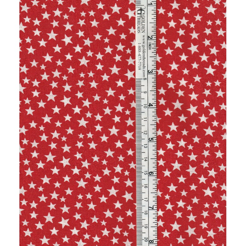 Red White Blue Stars Bundle 4 Different Fabrics Approximately 4.25 yards