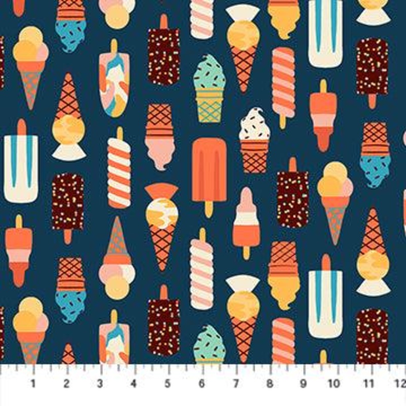 SIMPLE PLEASURE Ice Cream Cones NAVY