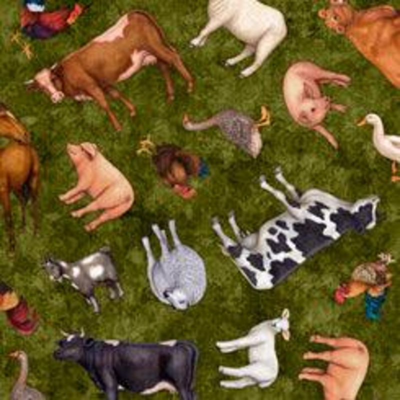 Sunrise Farms FARM ANIMAL TOSS PINE