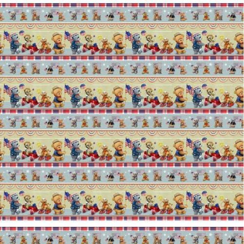 Teddy's America Border Stripe