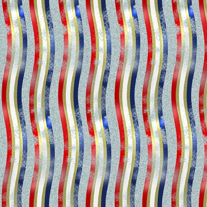 Teddy's America Distressed Stripe